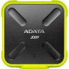 Внешний накопитель A-Data SD700 256GB (черный/желтый) [ASD700-256GU3-CYL]