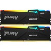 Оперативная память Kingston FURY Beast RGB 2x16ГБ DDR5 5600 МГц KF556C40BBAK2-32