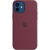 Чехол для телефона Apple MagSafe Silicone Case для iPhone 12/12 Pro (сливовый)