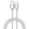 Кабель Atom USB Type-C 3.1 - USB Type-A 3.0 (1.8 м, серебристый)