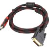 Кабель USBTOP HDMI – DVI-D 1.5 м в тканевой оплетке